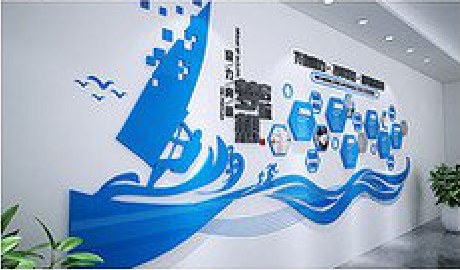福清海浪主题文化墙如何设计？