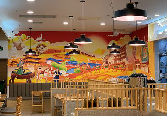 福清商业空间彩绘介绍。