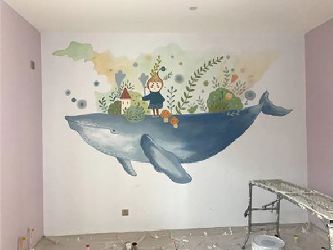 福清手绘墙的特点及优势。