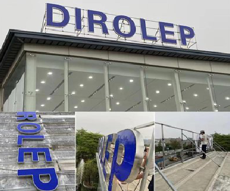 福清楼顶发光字安装的注意事项。